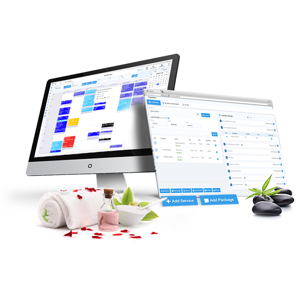 Spa Management Software Dashboard in Pxier